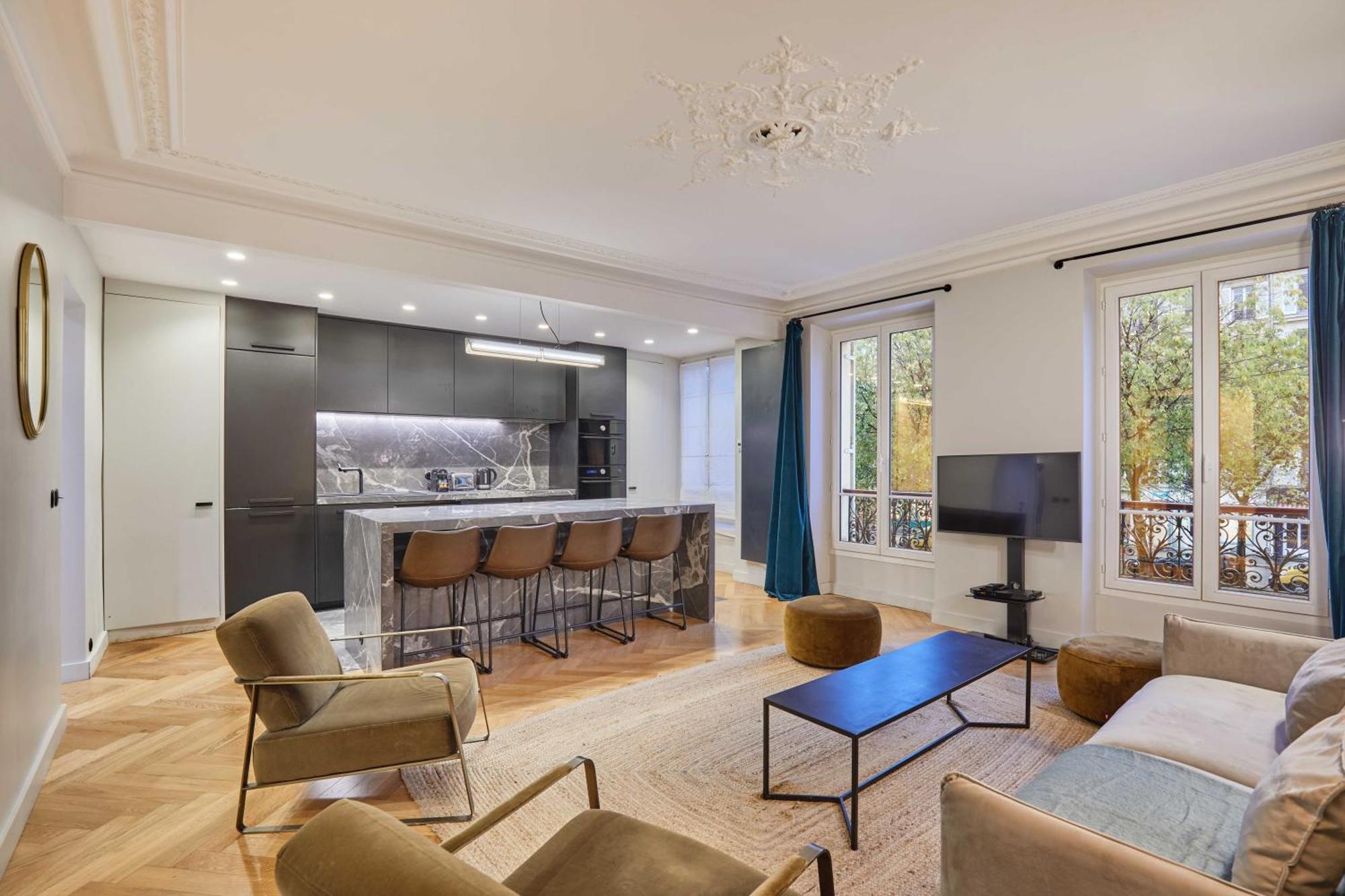 Magnificent Apartment - 3Br- 8P - Batignolles Paris Eksteriør bilde